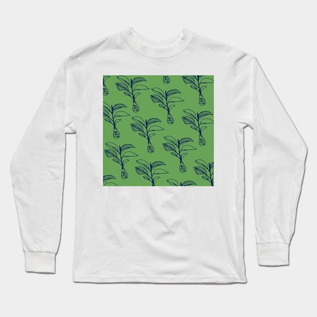 tropical plant hawaii aloha wear Long Sleeve T-Shirt by maplunk